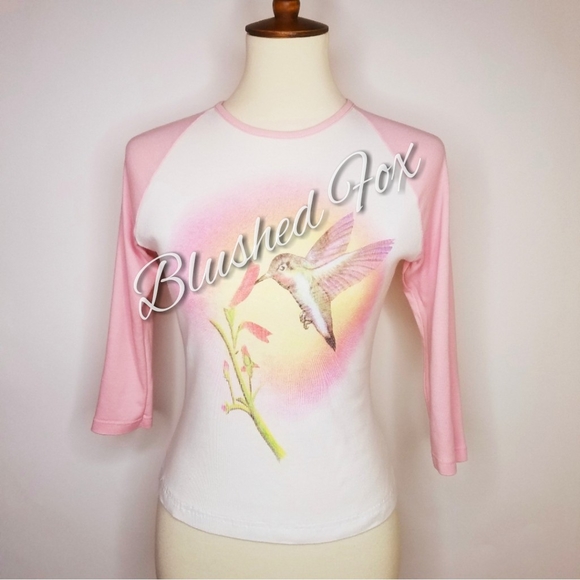 Vintage Chloe Raglan Top By Stella McCartney Chloe Hummingbird Top - Picture 8 of 10